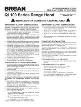 Broan QL130BC Installation guide