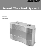 Bose Acoustic Wave Music System II Owner's manual