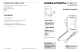 ProForm 360 P Treadmill Owner's manual