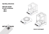 Mettler Toledo PG-S Operating instructions