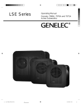 Genelec 7070A Studio Subwoofer User manual