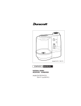 Duracraft DH912 Owner's manual