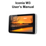 Acer Iconia W3-810 User manual