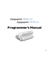 Compuprint 9070LA User manual
