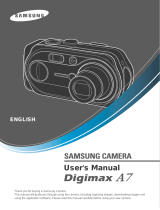 Samsung DIGIMAX-A7 User manual