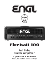 Engl Fireball 100 Owner's manual