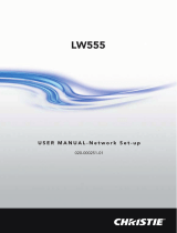 Christie LW555 User manual