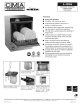 CMA Dishmachines CMA-L-1X-16 Datasheet