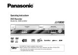 Panasonic DMREH80V Operating instructions