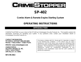 Crime Stopper SP-402 User manual