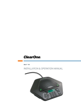 ClearOne MAX EX/MAXAttach Owner's manual