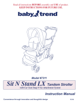 Baby Trend Sit N Stand Plus User manual