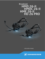 Sennheiser HD 26 Pro User manual