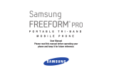 Samsung Freeform Pro US Cellular User manual