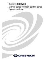 Crestron CNXRMCS User manual