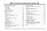 Chevrolet Corvette Owner's manual