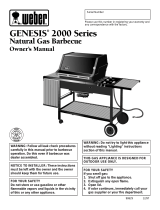 Weber Genesis 2000 NG User manual