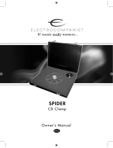 ELECTROCOMPANIET Spider clamp for EMC 1-UP Owner's manual