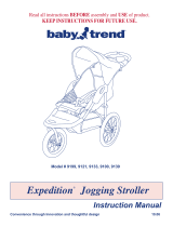 BABYTREND Expedition Jogger User manual