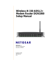 Aceex DGN1000 - Wireless-N Router With Built-in DSL Modem User manual