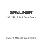 Bayliner 249 Owner's manual