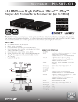 CYP PU-507-KIT Owner's manual