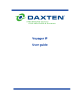 Daxten VOYAGER IP - User manual