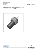 Rosemount 430 Dissolved Oxygen Sensor Owner's manual