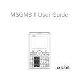 Cricket MSGM8 II Cricket Wireless User manual