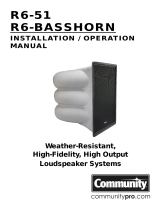 Community R6-BASSHORN Owner's manual