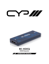 CYP RE-HDEQ User manual