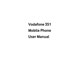 Vodafone vodafone 351 User manual