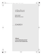 Clarion CX201A User manual