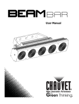 CHAUVET DJ BEAMbar User manual