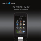 Garmin-Asus M10 User manual