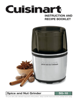 Cuisinart SG-10 User manual