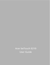 Acer BeTouch E210 User manual