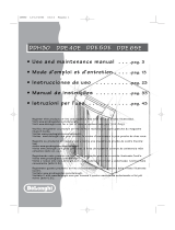 DeLonghi 50EDDE Owner's manual