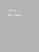 Acer E110 Owner's manual