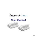 Compuprint 9070 plus User manual