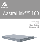 Mitel Aastralink Pro 160 User guide