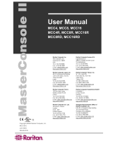 Raritan MCC8R User manual