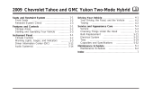 GMC Tahoe Hybrid 2009 Owner's manual