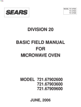 Kenmore 721.67903600 Owner's manual