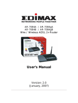 Edimax AR-7084gB Owner's manual