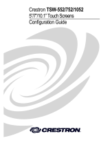 Crestron TSW-1052 Configuration Guide