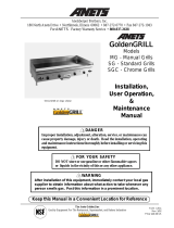 Anets GoldenGrill SG User manual