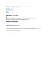 Dell PowerEdge 2800 User guide