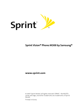 Samsung SPH-M300 Sprint User manual