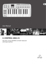 Behringer U-CONTROL UMA S UMA25S User manual